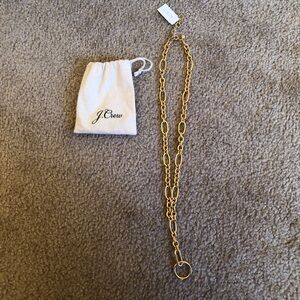 J crew chain necklace NWT